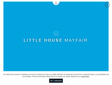 Tablet Screenshot of littlehousemayfair.com